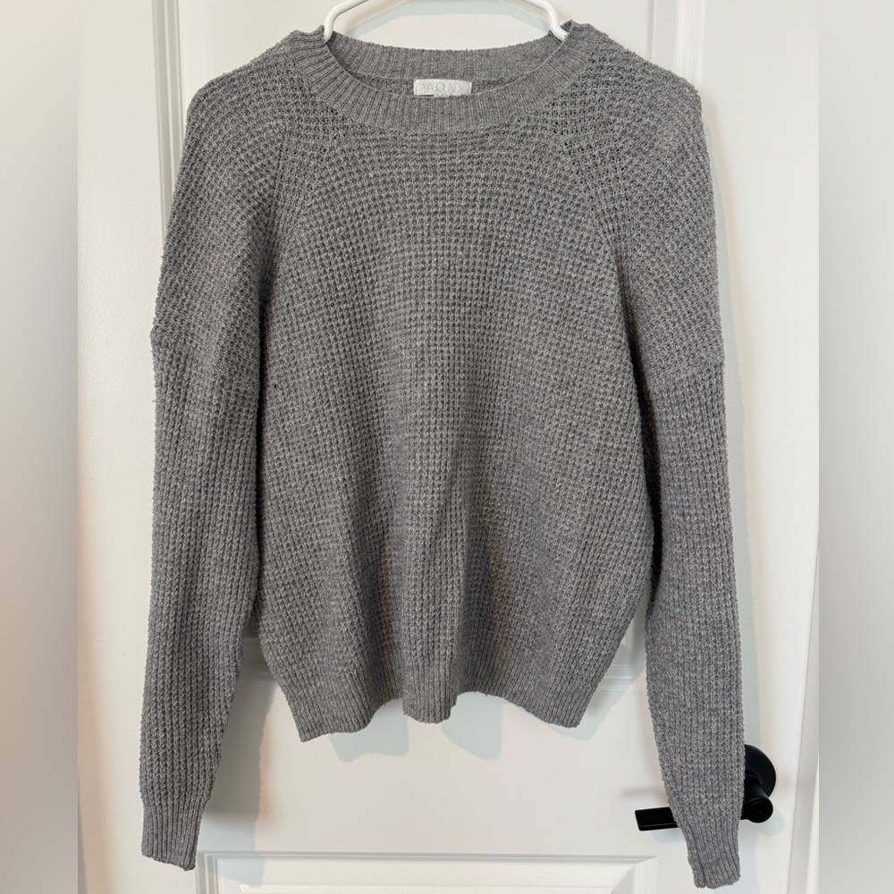 Abound Heather Gray Knit Pullover